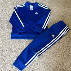 Adidas Royal Blue Tracksuit with White Accents